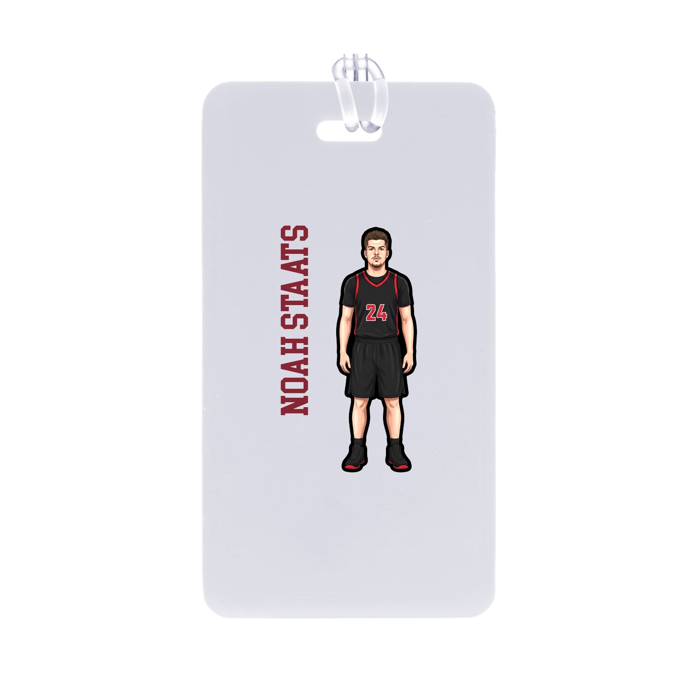 Bag Tag — Name Vertical in Classic
