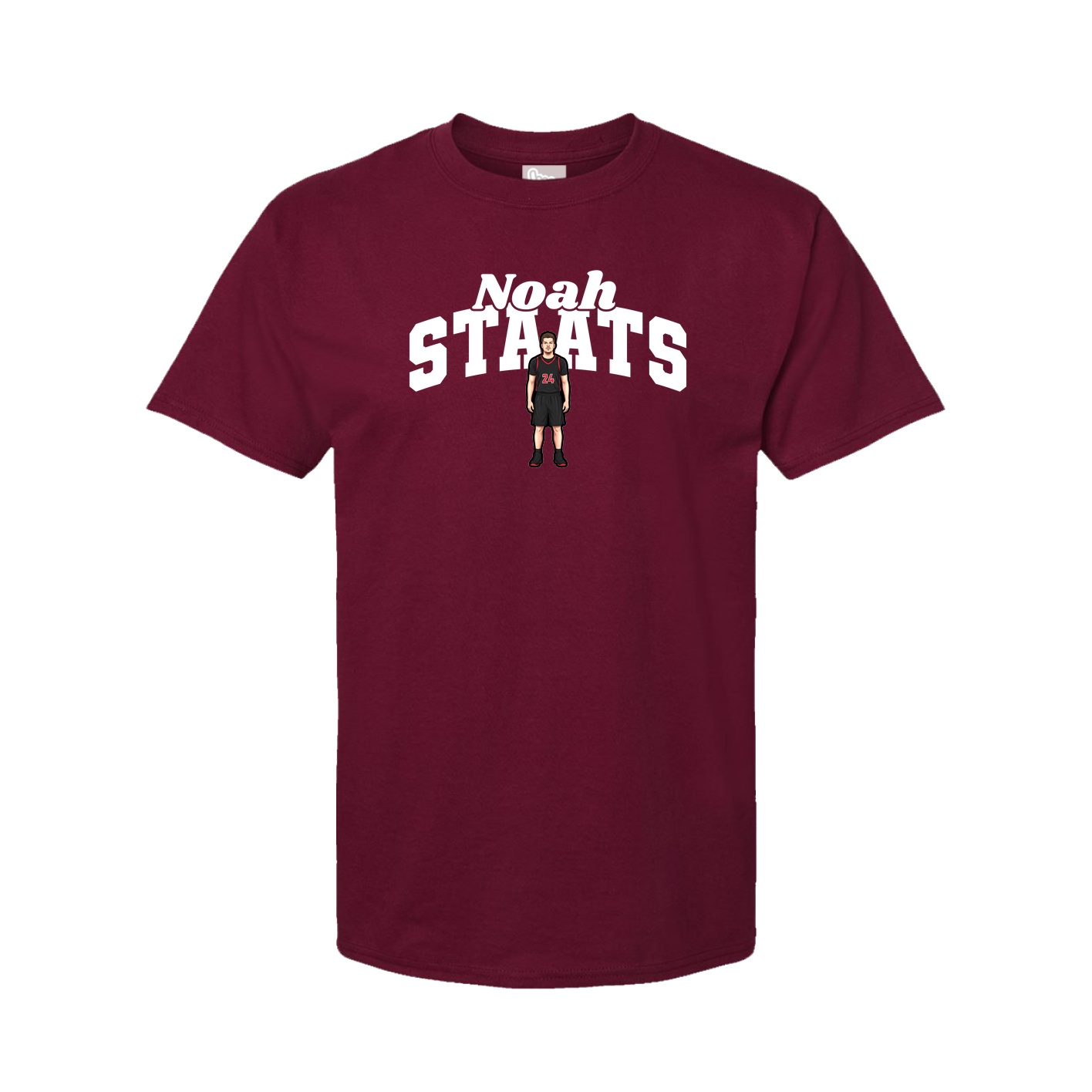 Tee — Signature Arch in Cardinal