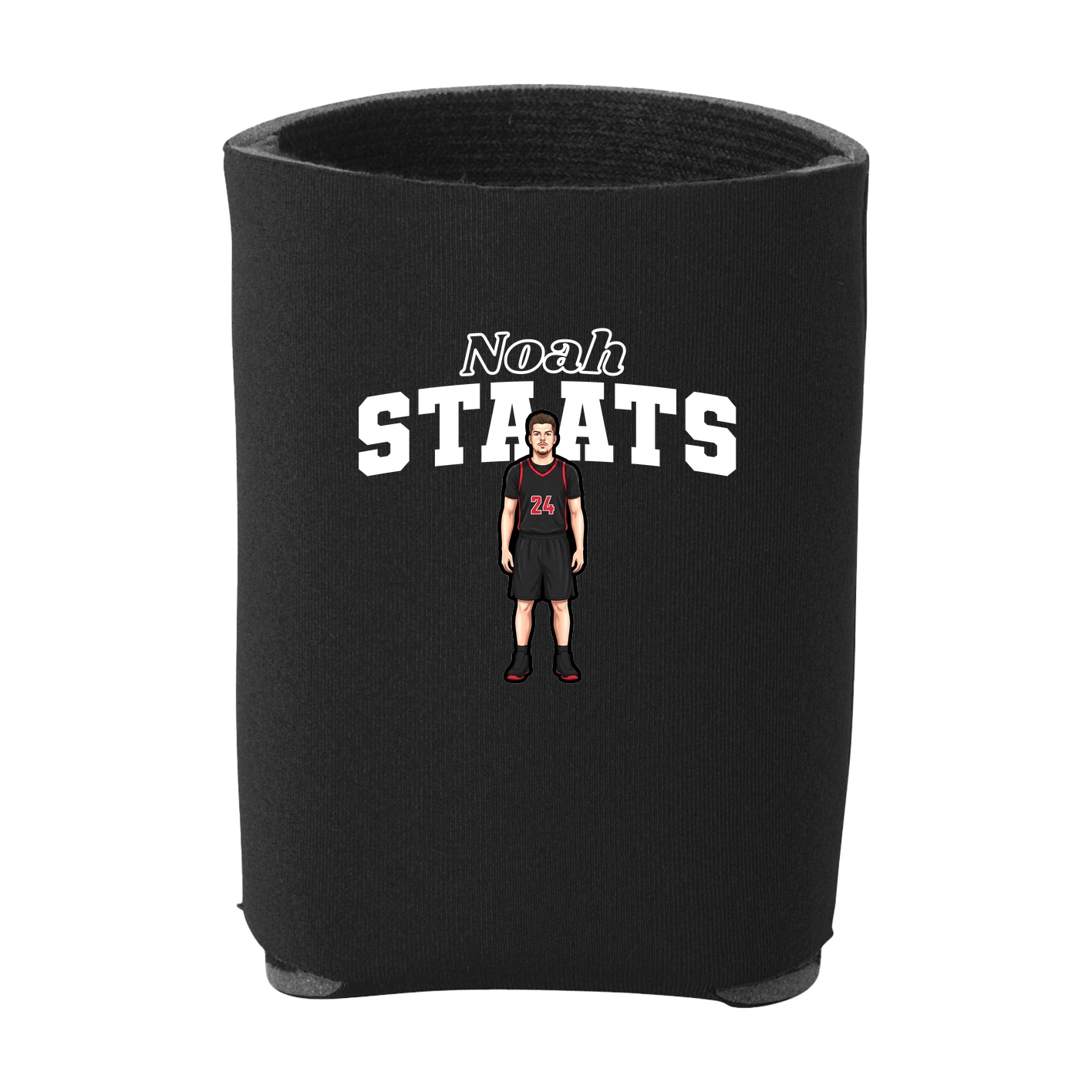 Can Holder — Name Arch in Black