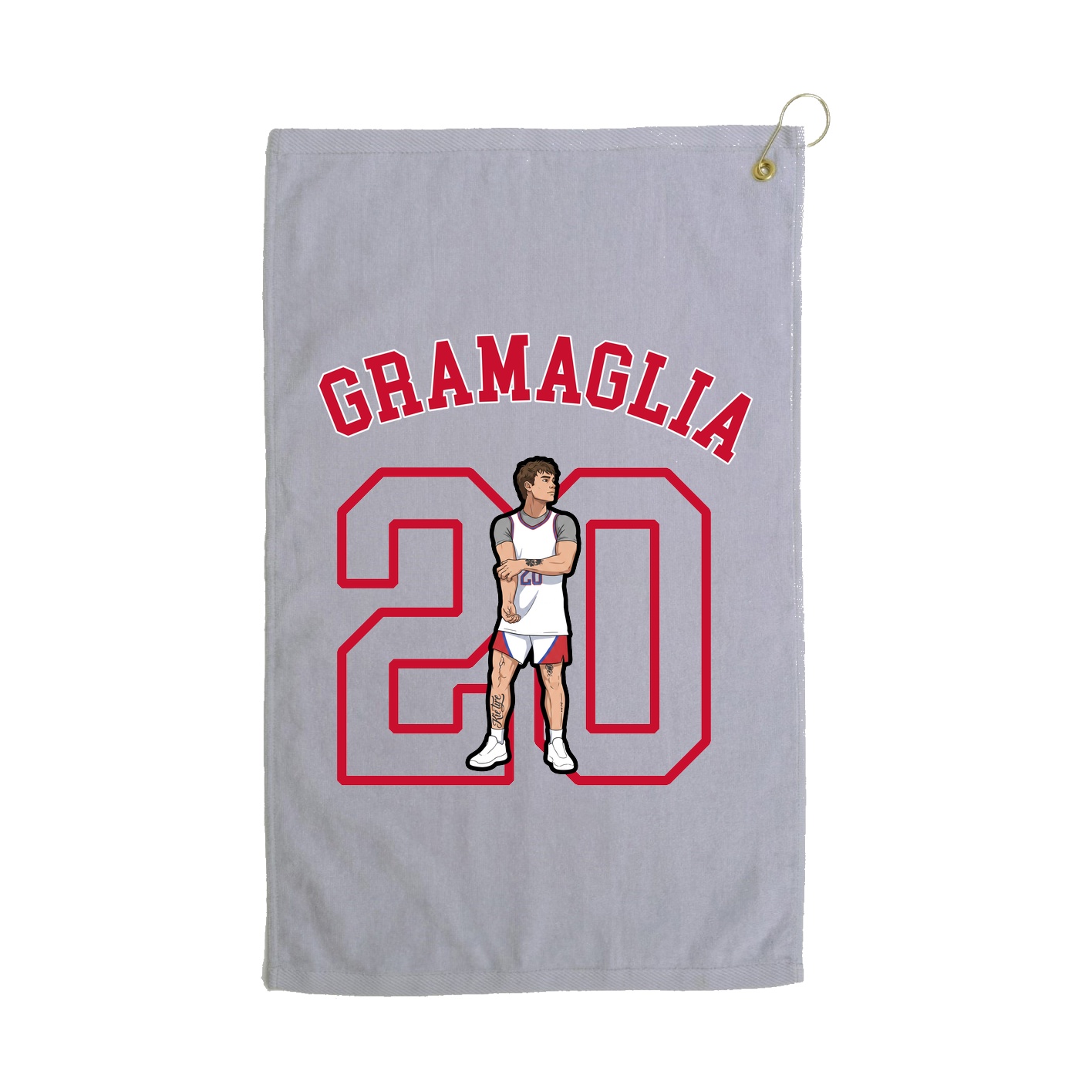 Golf Towel — Shirsey Arch in Grey