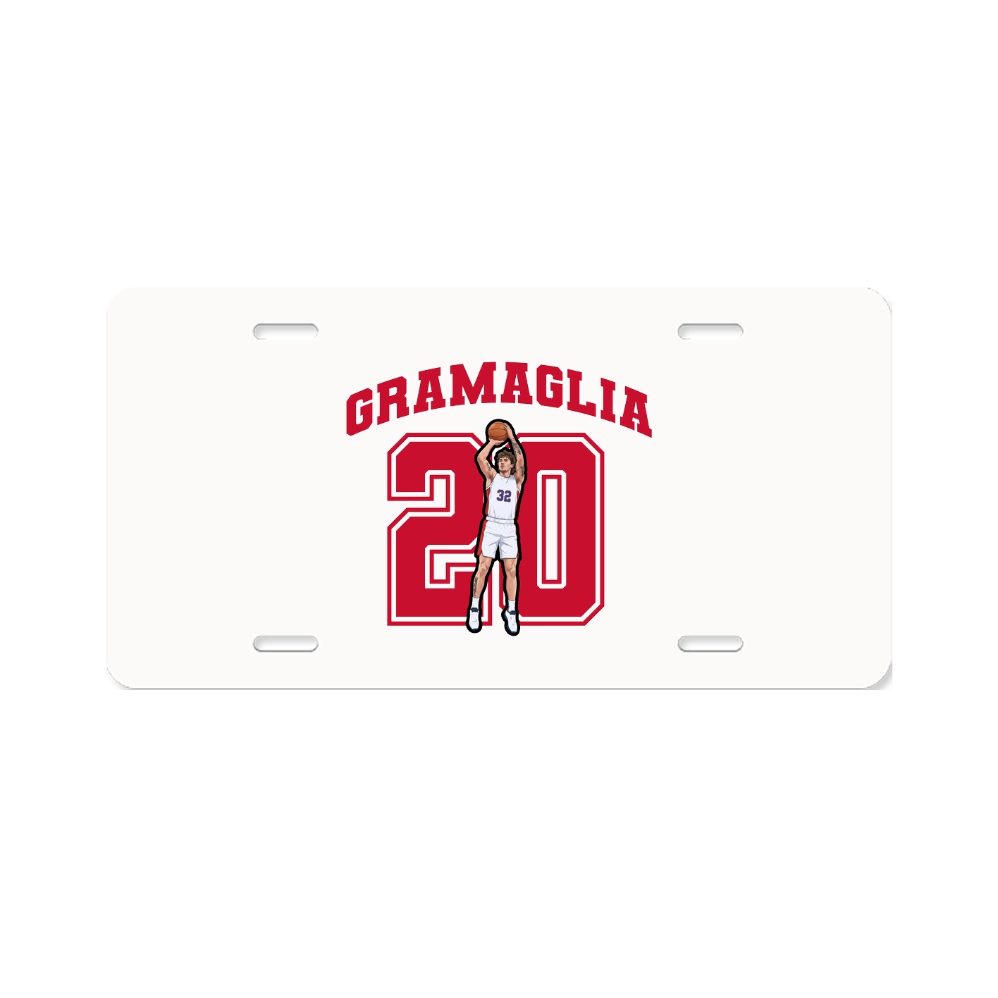 License Plate — Number in Classic