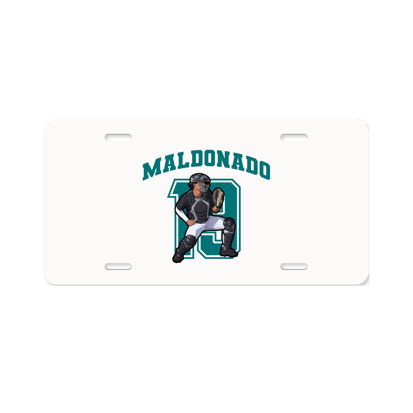 License Plate — Number in Classic