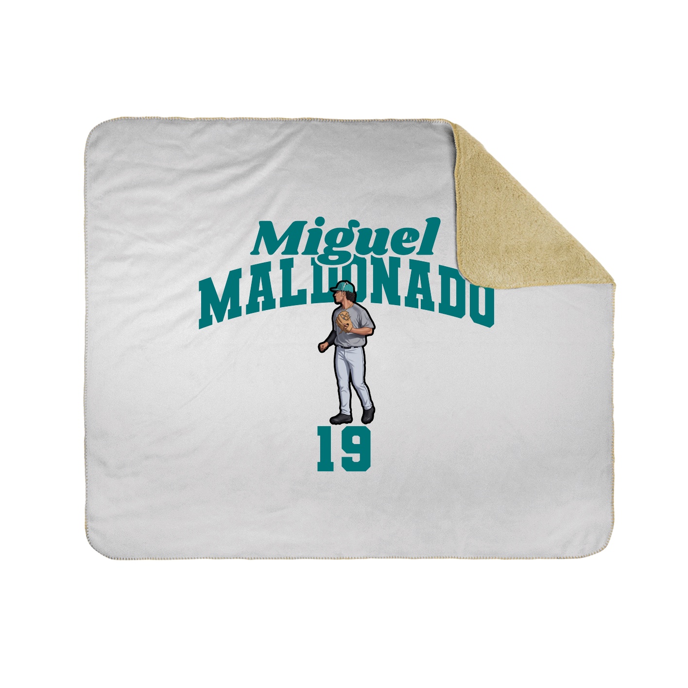 Throw Blanket — Signature Arch in White