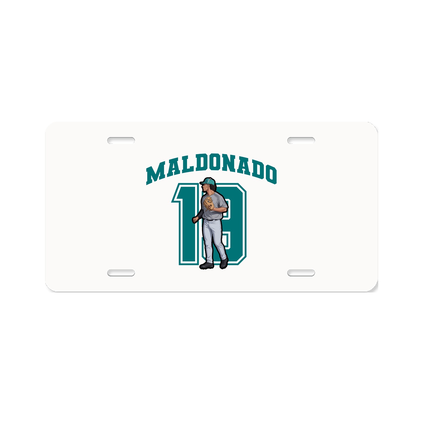 License Plate — Number in Classic