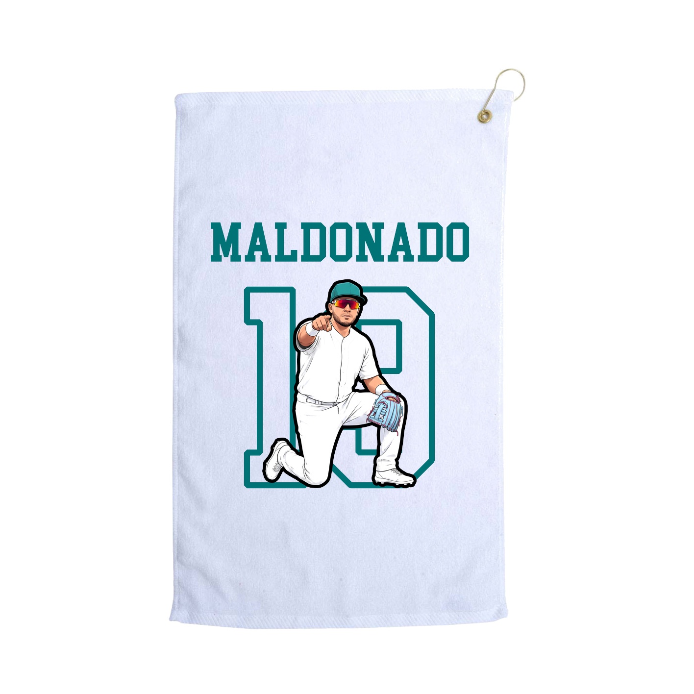 Golf Towel — Shirsey in White