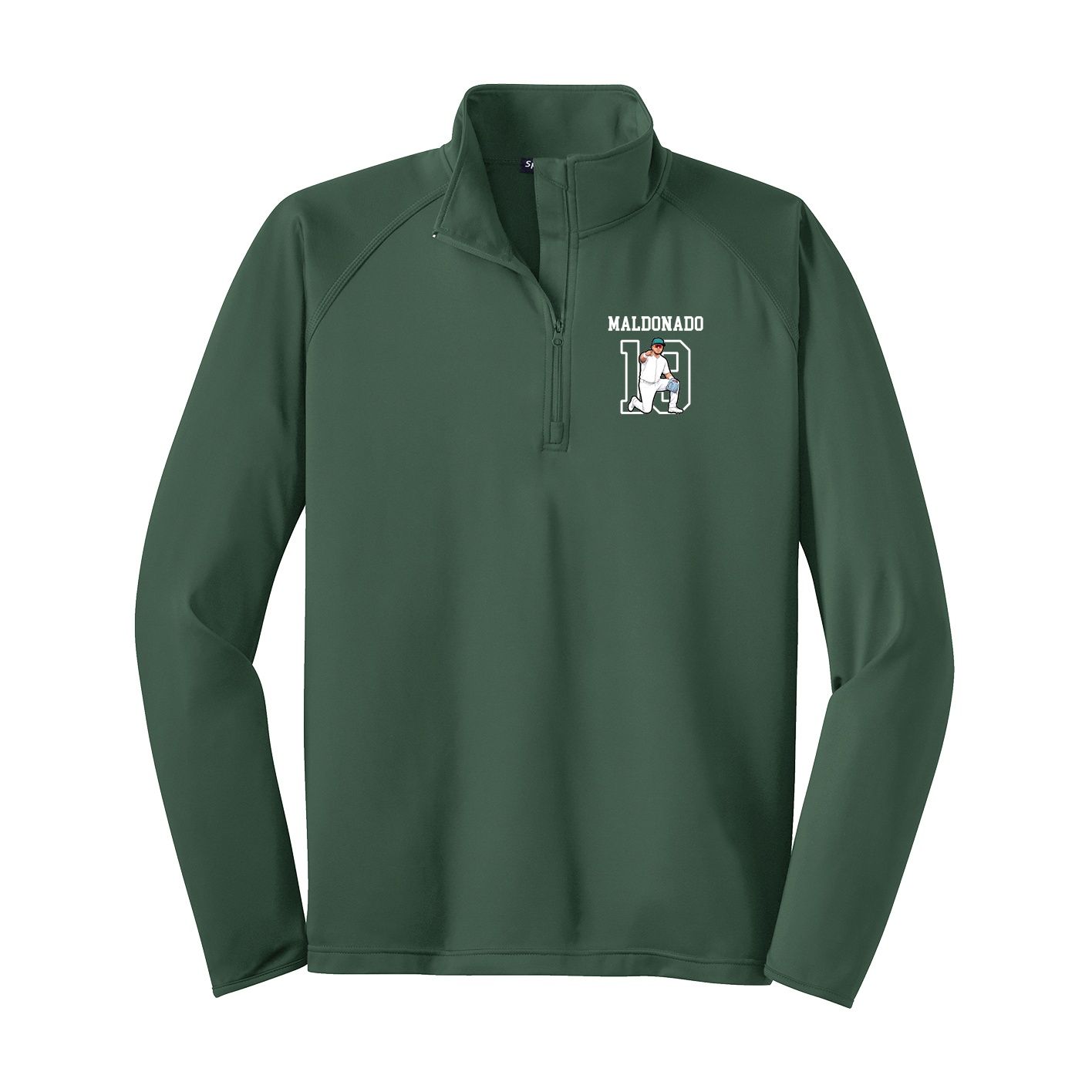 Q-Zip Pullover — Shirsey in Green