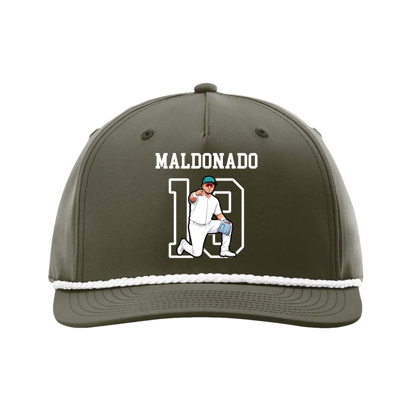Five-Panel Classic Rope Cap — Shirsey in Green