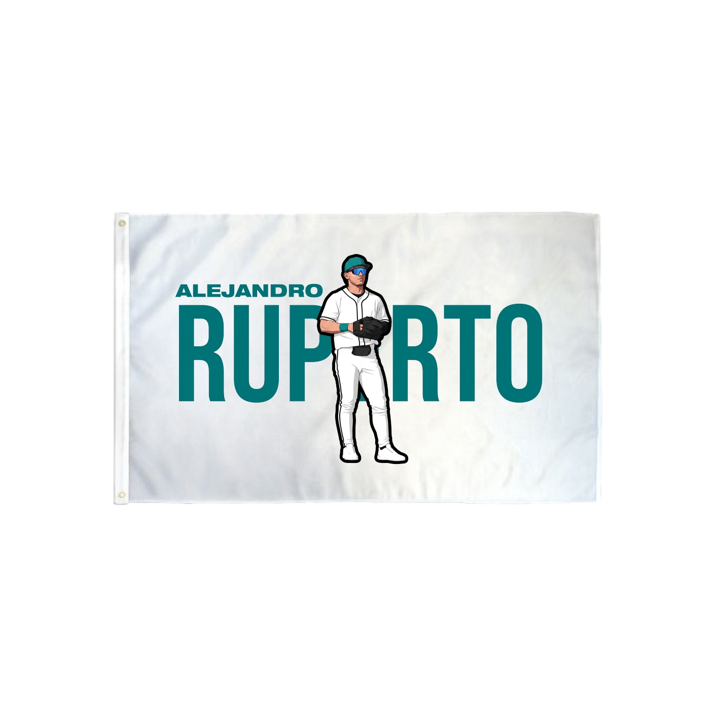 3x5 Flag — Player Name in Classic