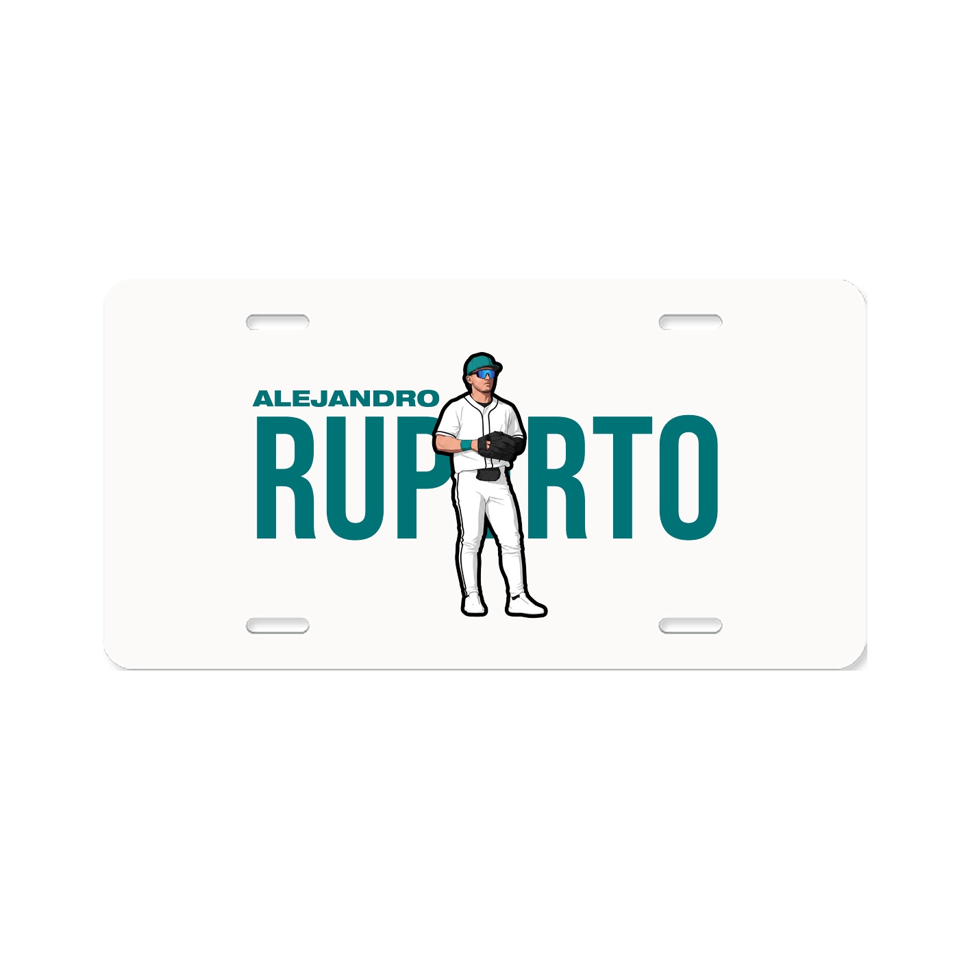 License Plate — Player Name in Classic