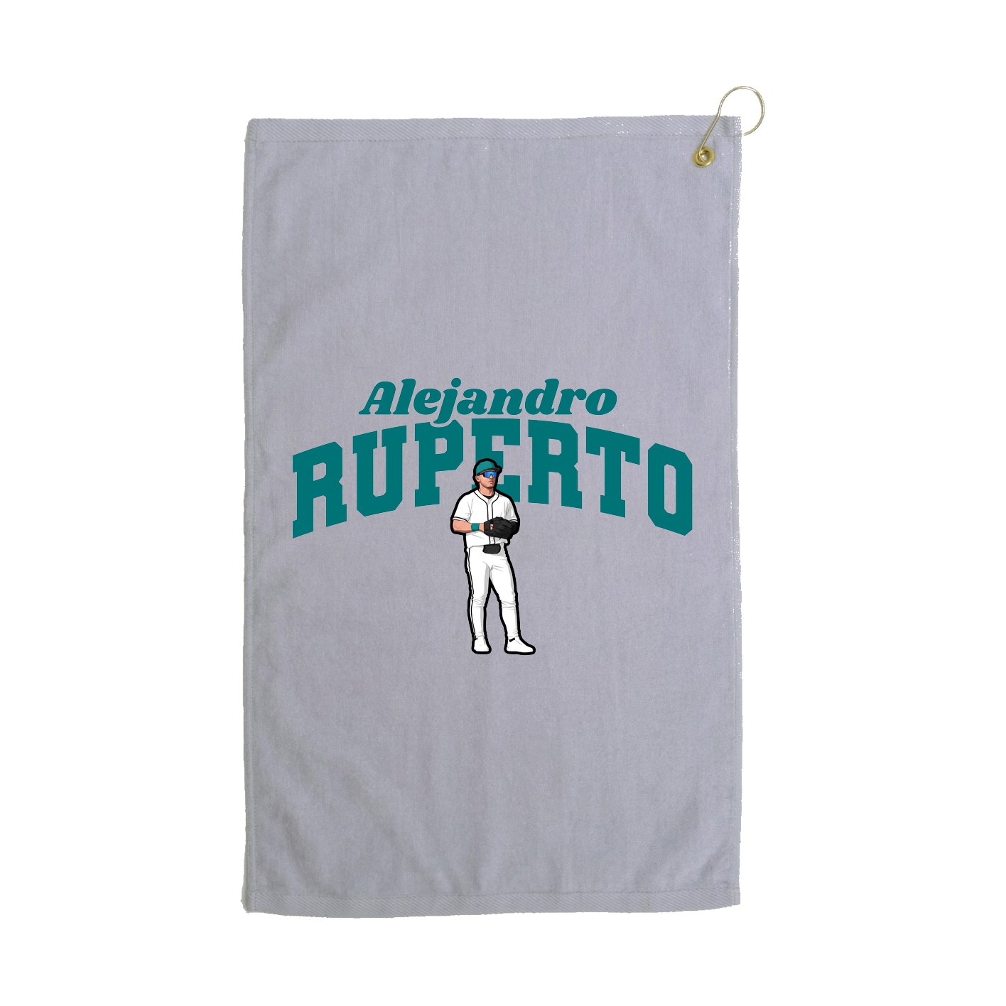 Golf Towel — Signature Arch in Grey