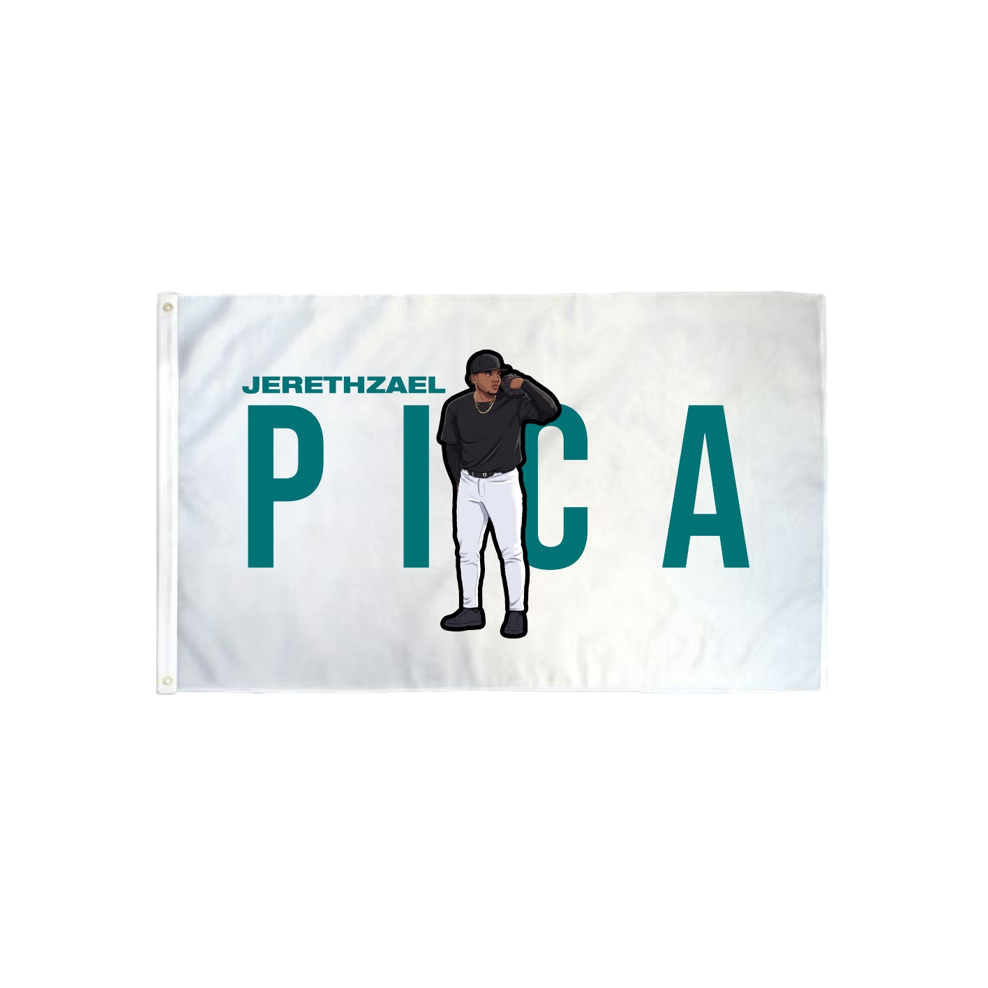 3x5 Flag — Player Name in Classic