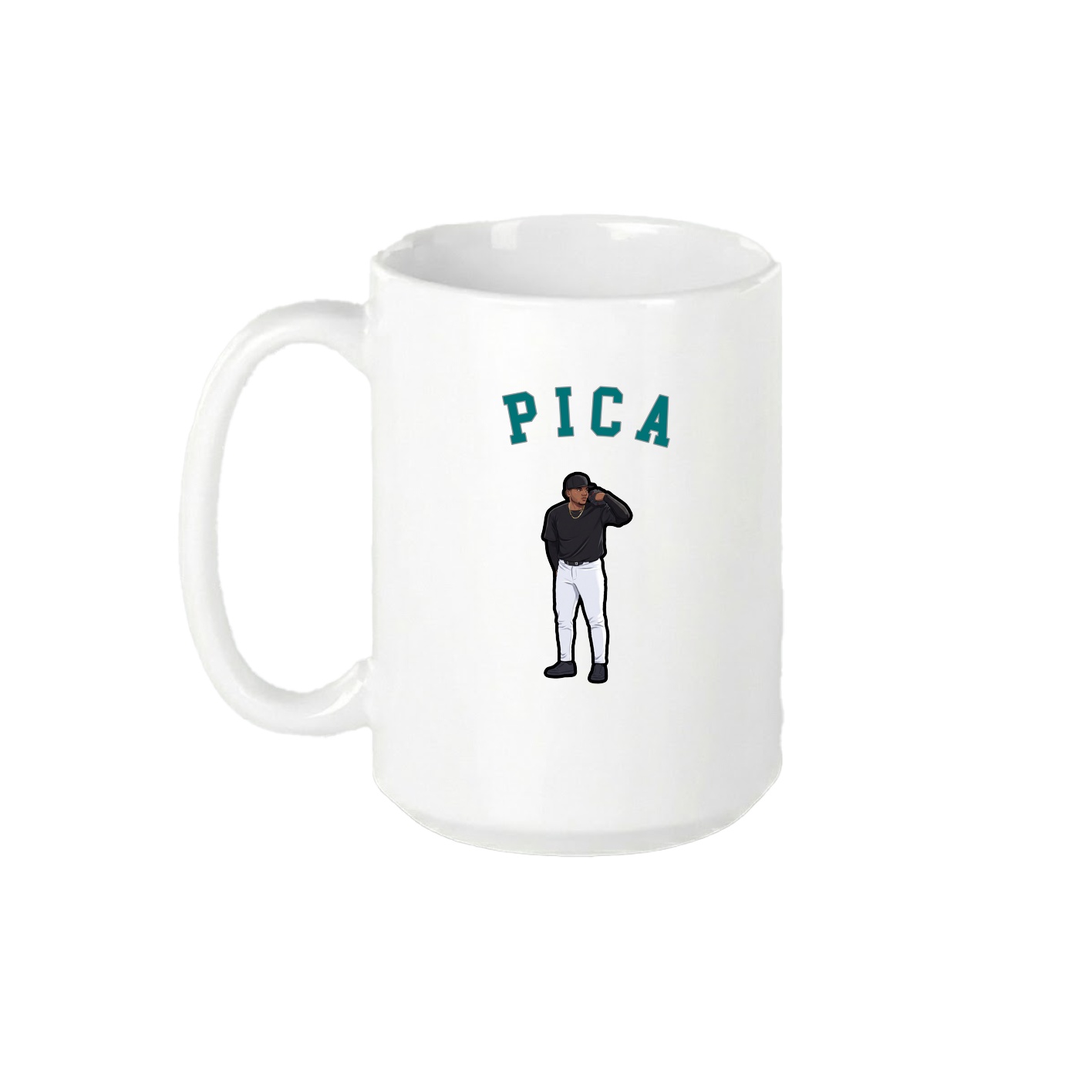 15oz Coffee Mug — Shirsey Arch in White