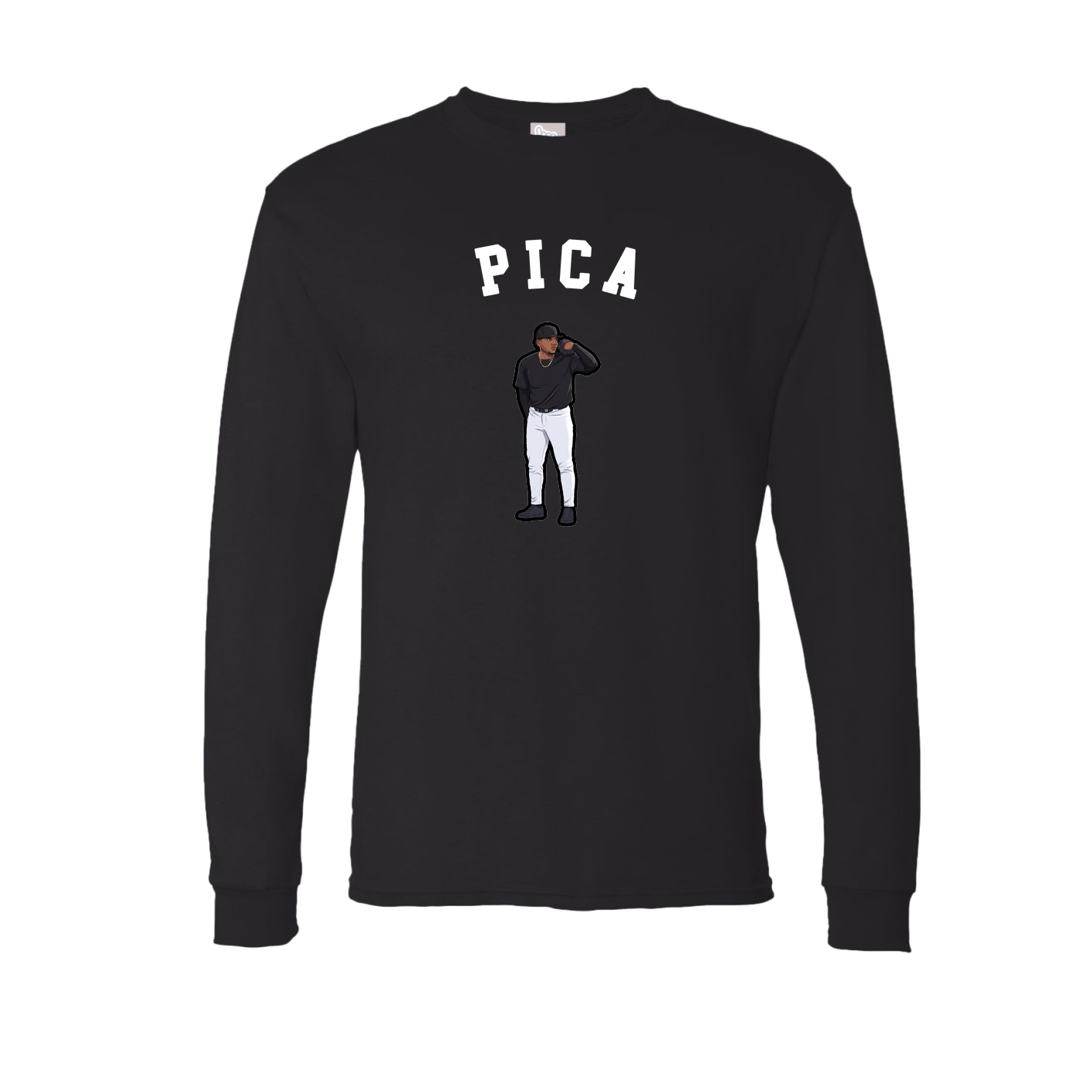 Long Sleeve Tee — Shirsey Arch in Black