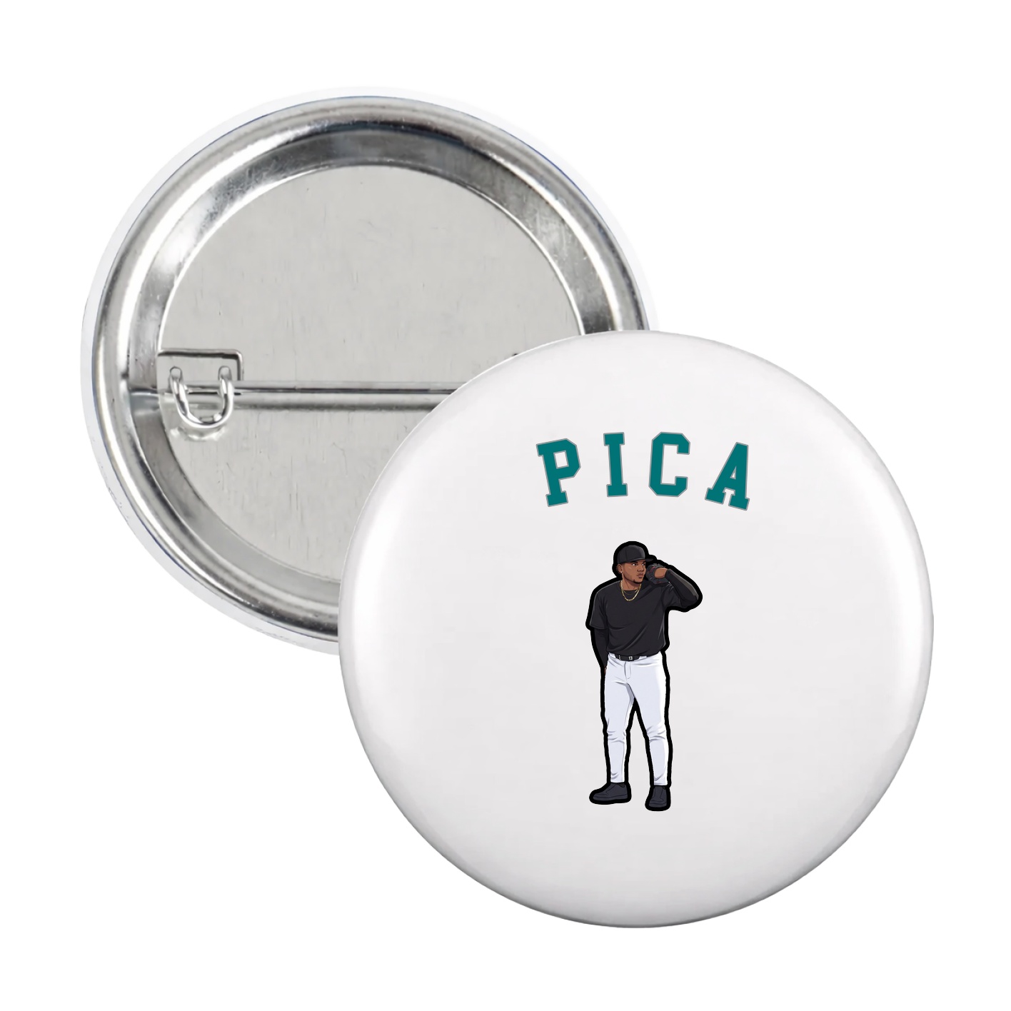 Game Day Button — Shirsey Arch in White