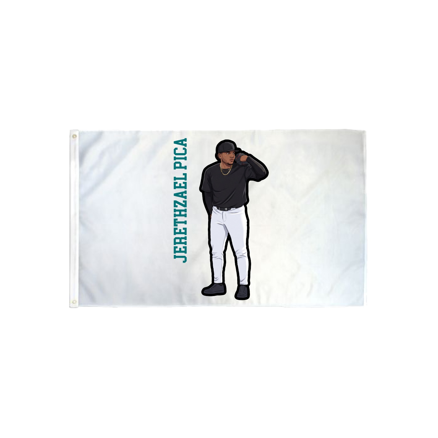 3x5 Flag — Name Vertical in Classic