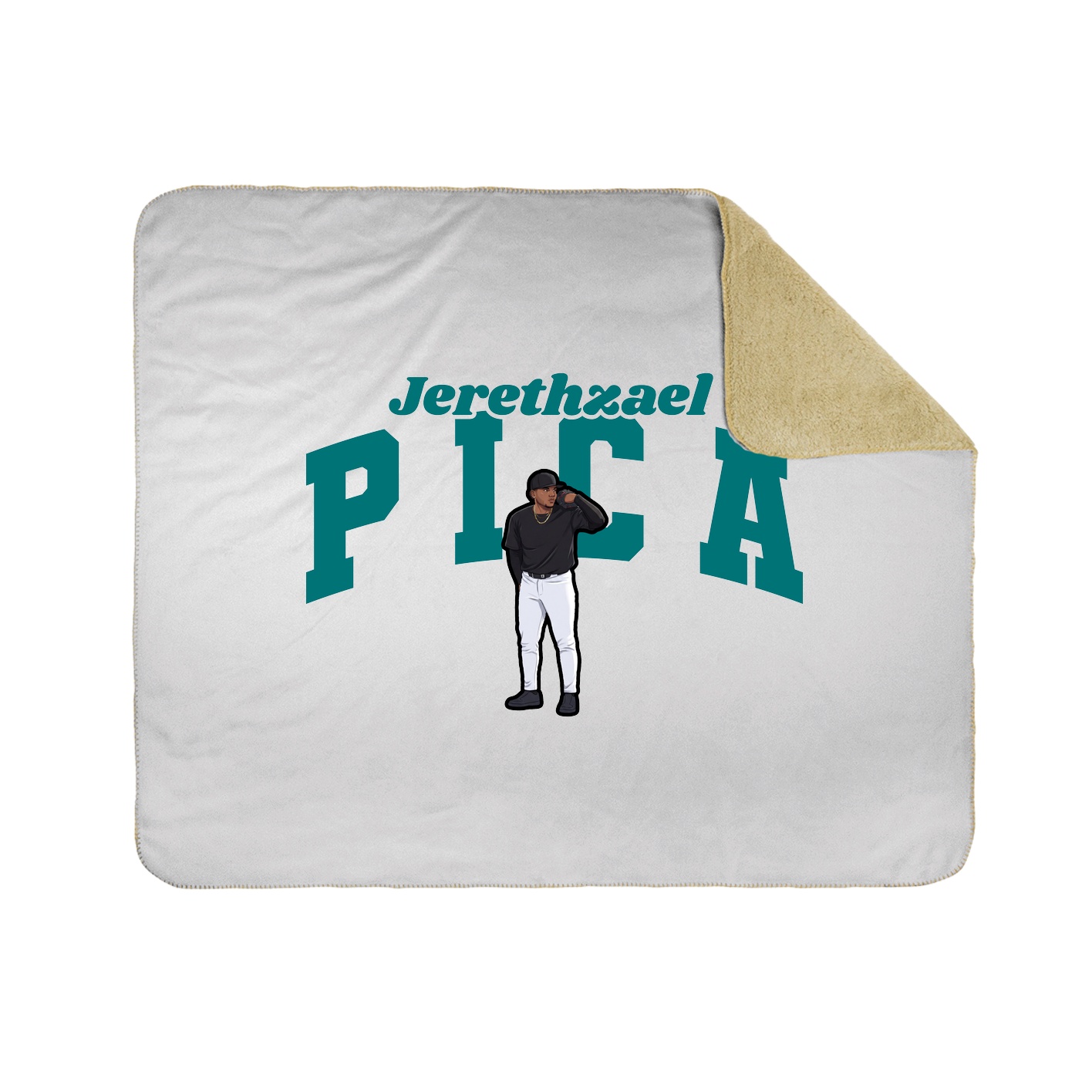 Throw Blanket — Signature Arch in White