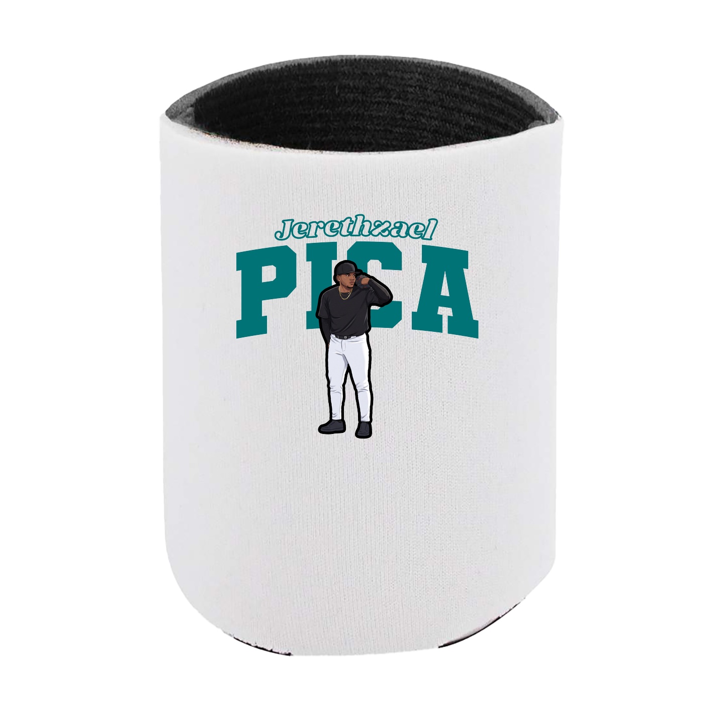 Can Holder — Name Arch in White