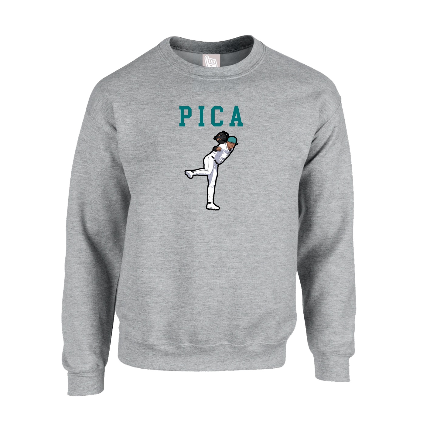 Fleece Crew — Shirsey in Grey