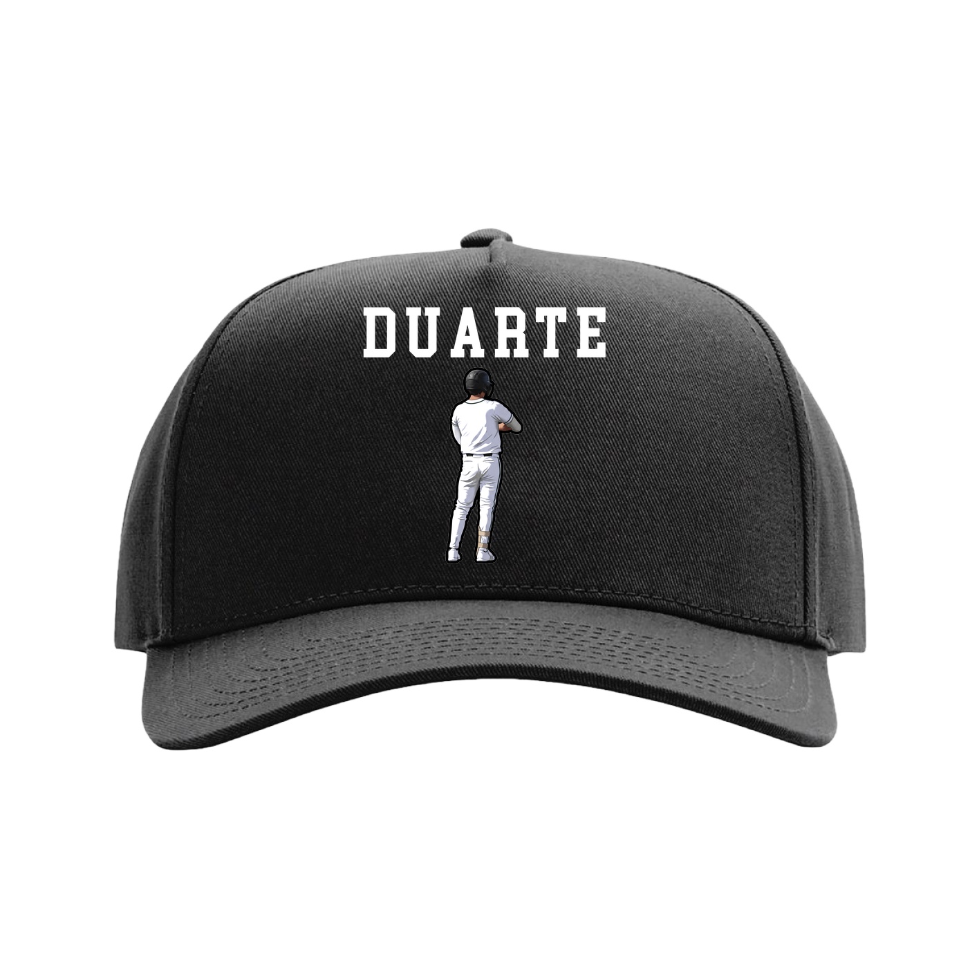 Full Fabric Five-Panel Champ Cap — Shirsey in Black