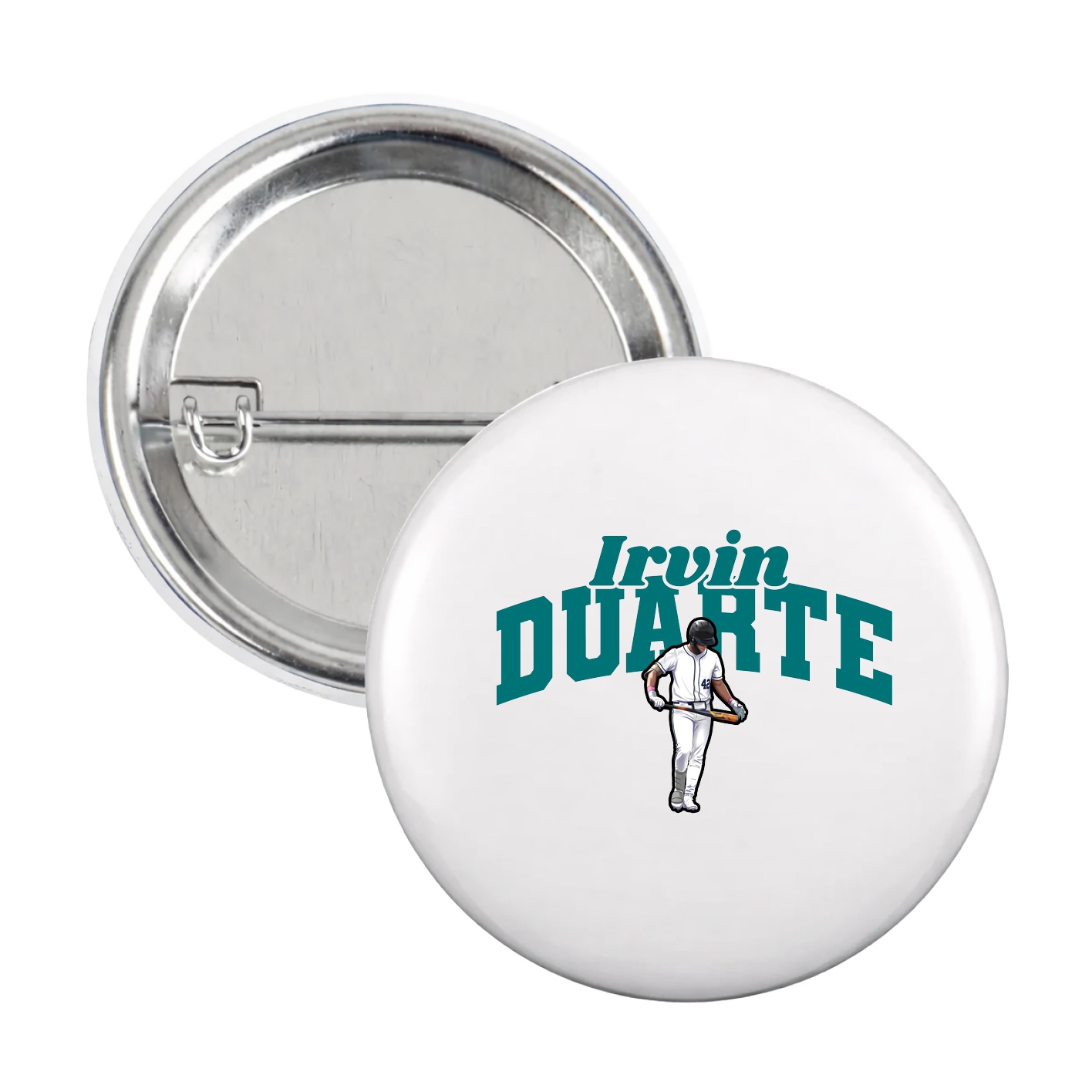 Game Day Button — Signature Arch in White