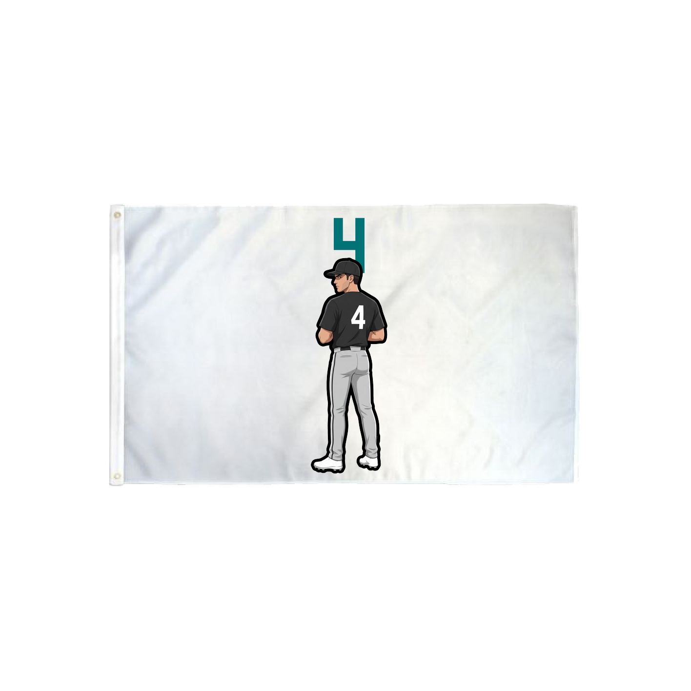 3x5 Flag — Number Top in Classic