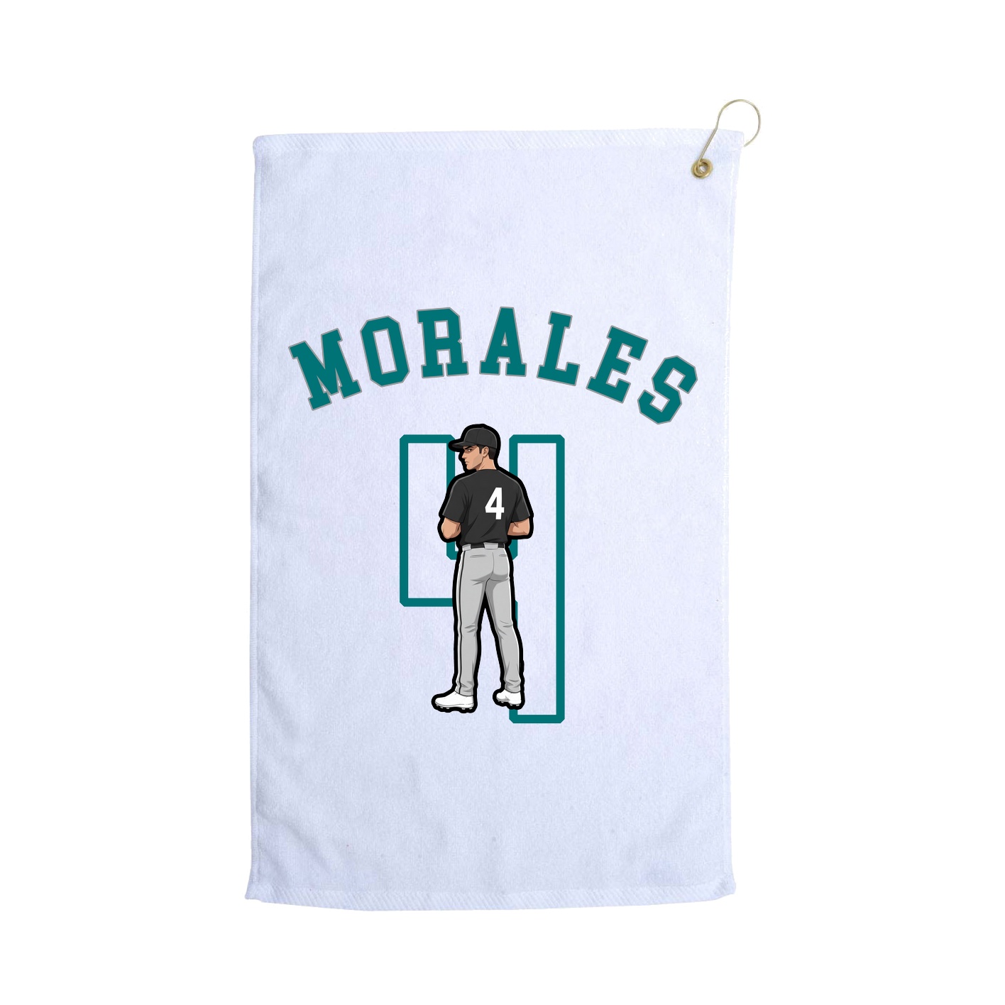 Golf Towel — Shirsey Arch in White