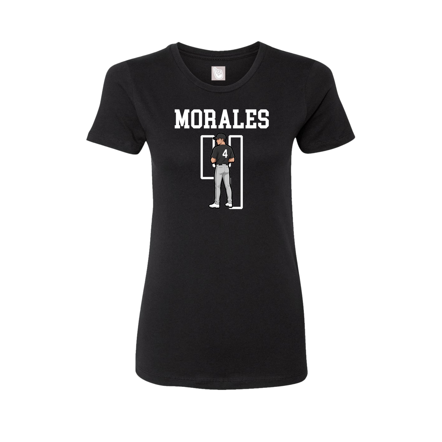 Fitted Women's Tee — Shirsey in Black