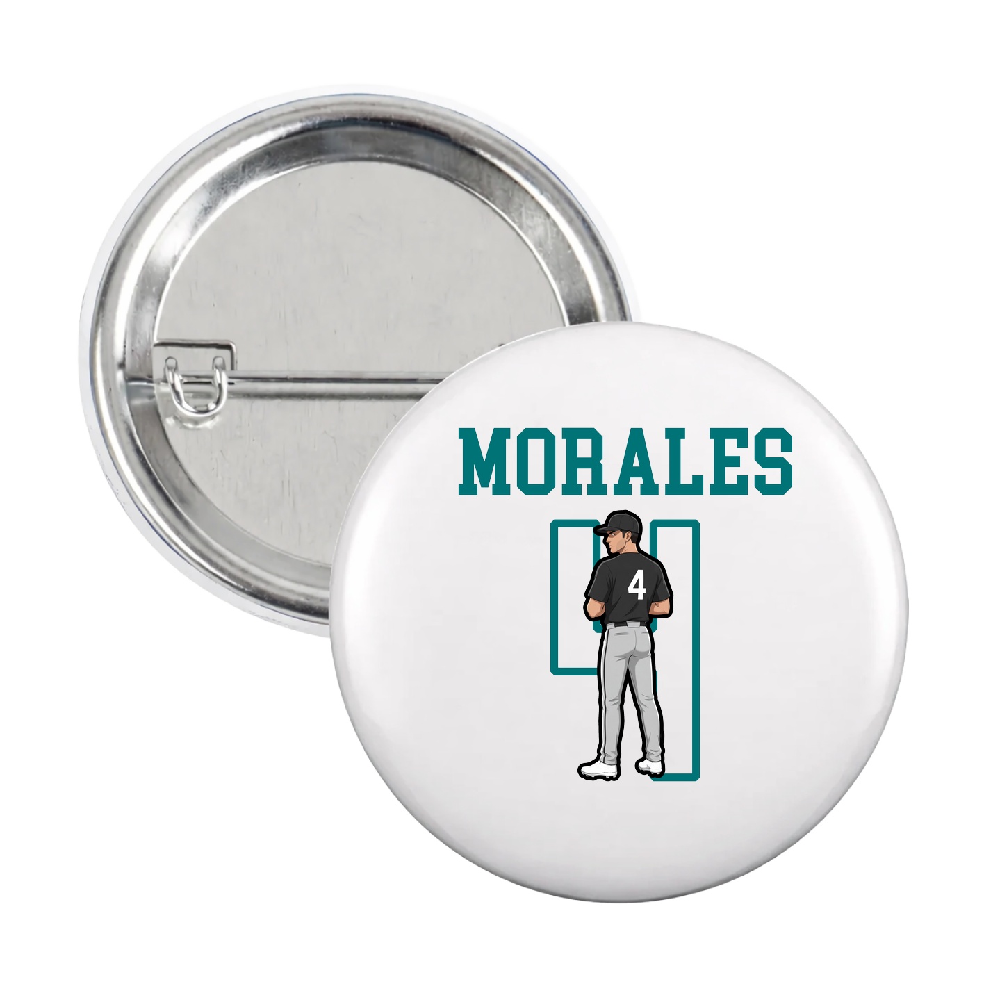 Game Day Button — Shirsey in White