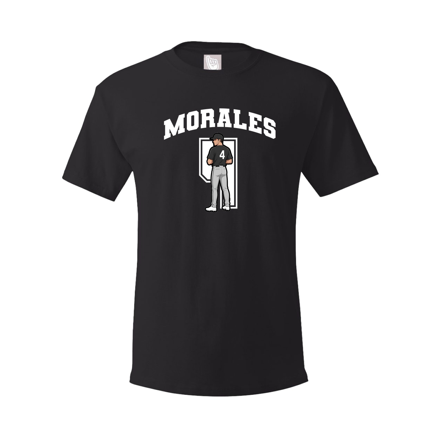 Youth Tee — Number in Black