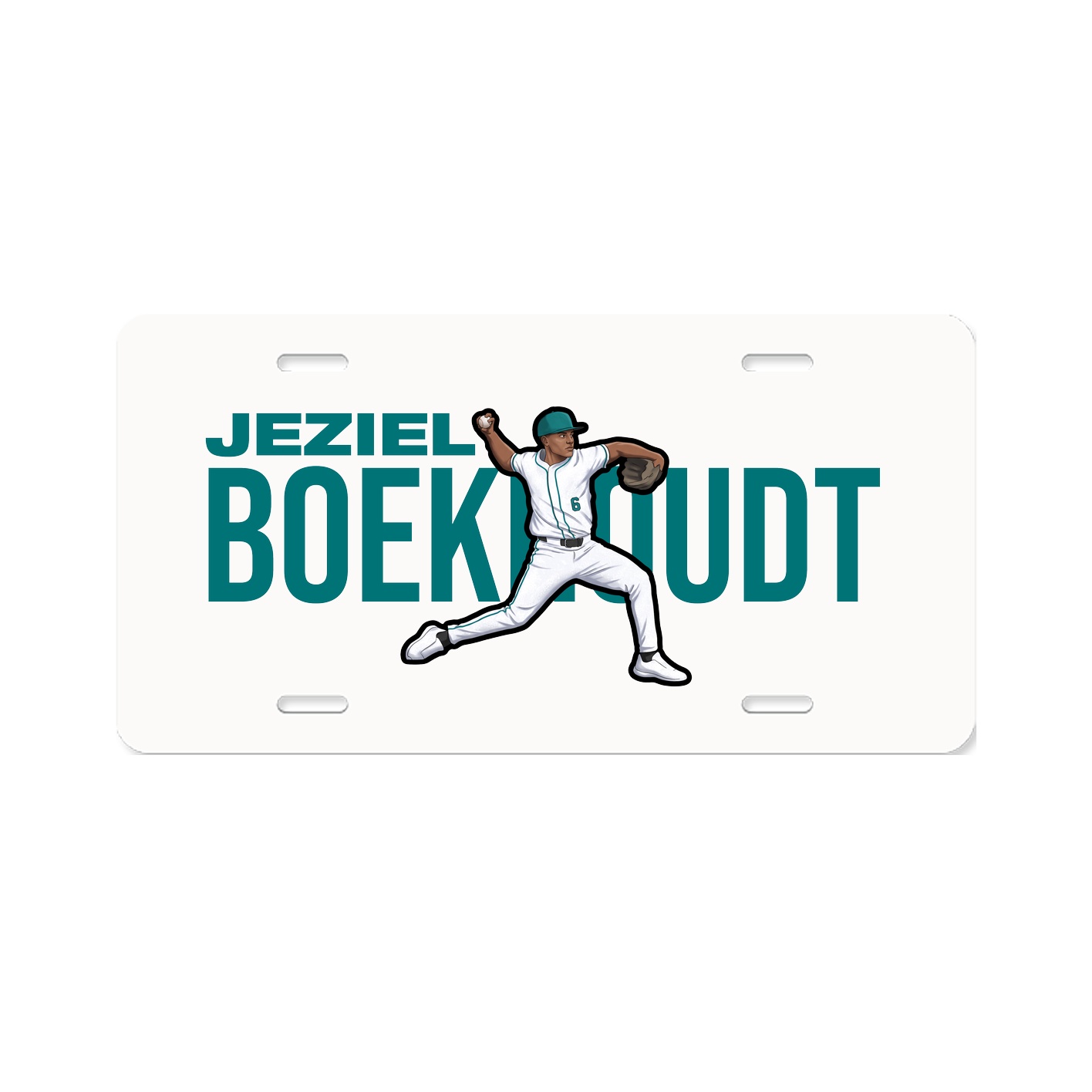 License Plate — Player Name in Classic