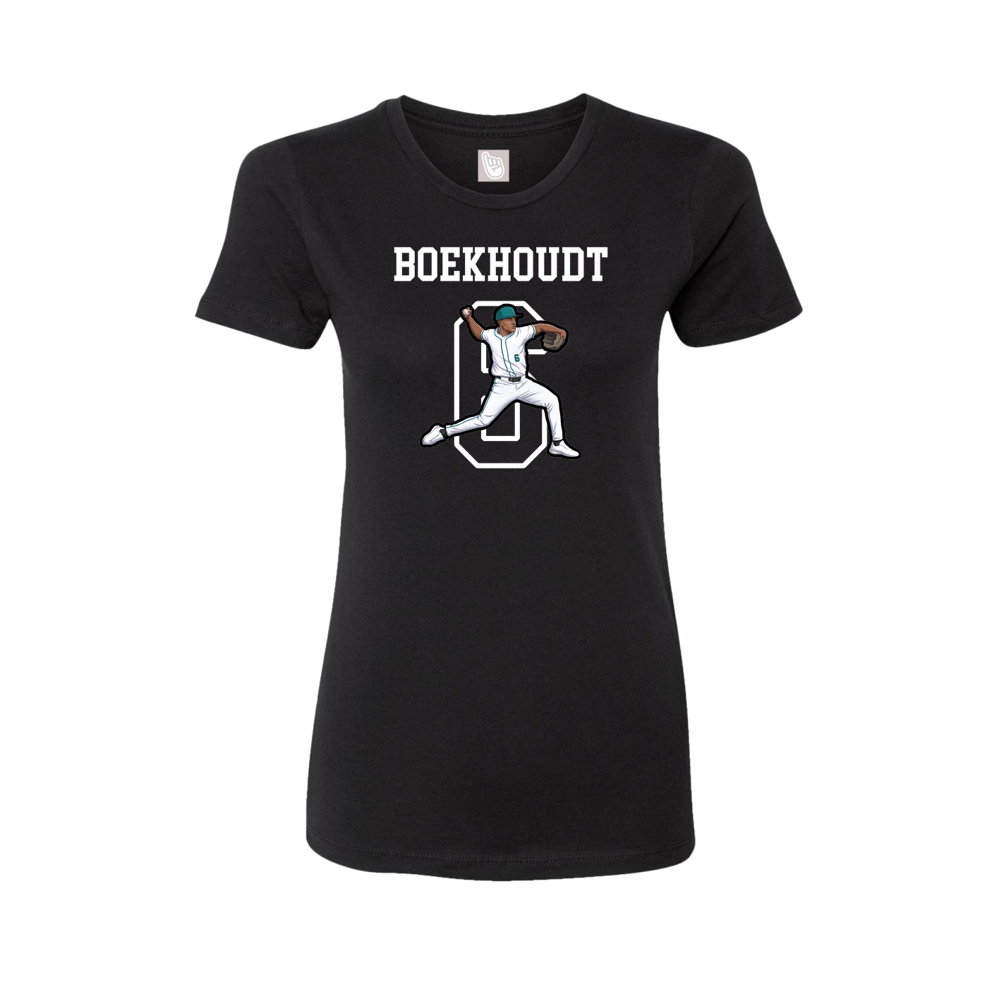 Fitted Women's Tee — Shirsey in Black