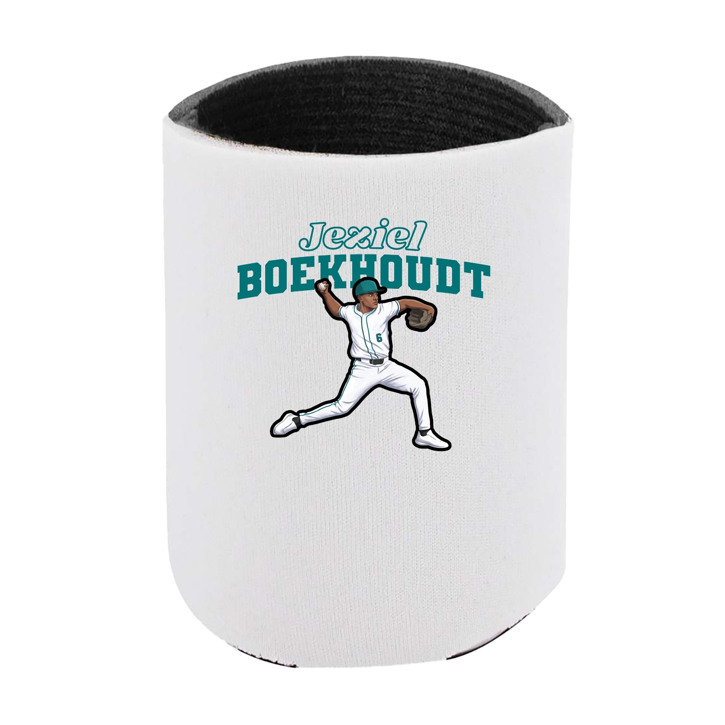 Can Holder — Name Arch in White