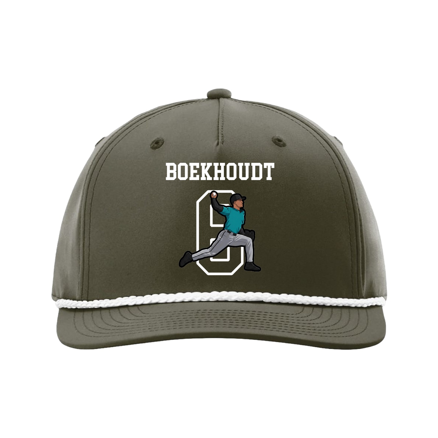 Five-Panel Classic Rope Cap — Shirsey in Green