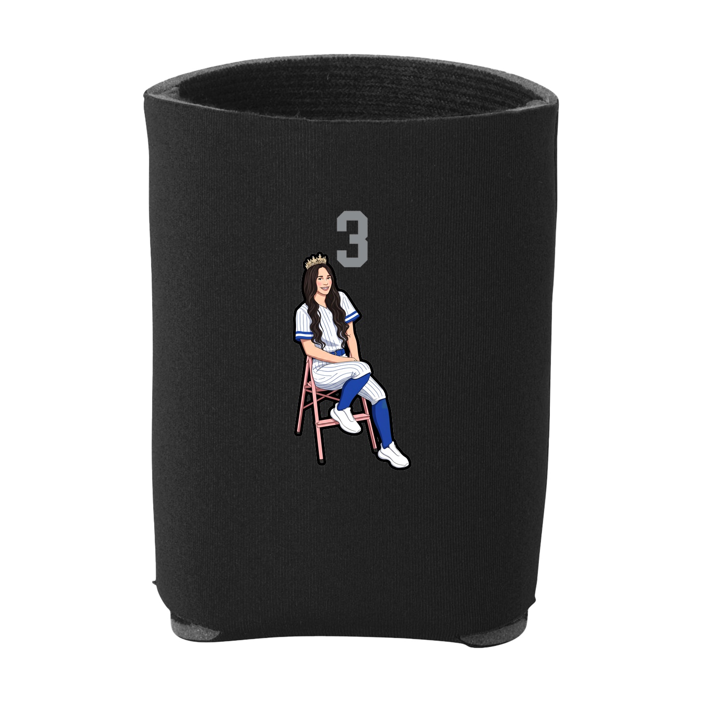 Can Holder — Number Top in Black