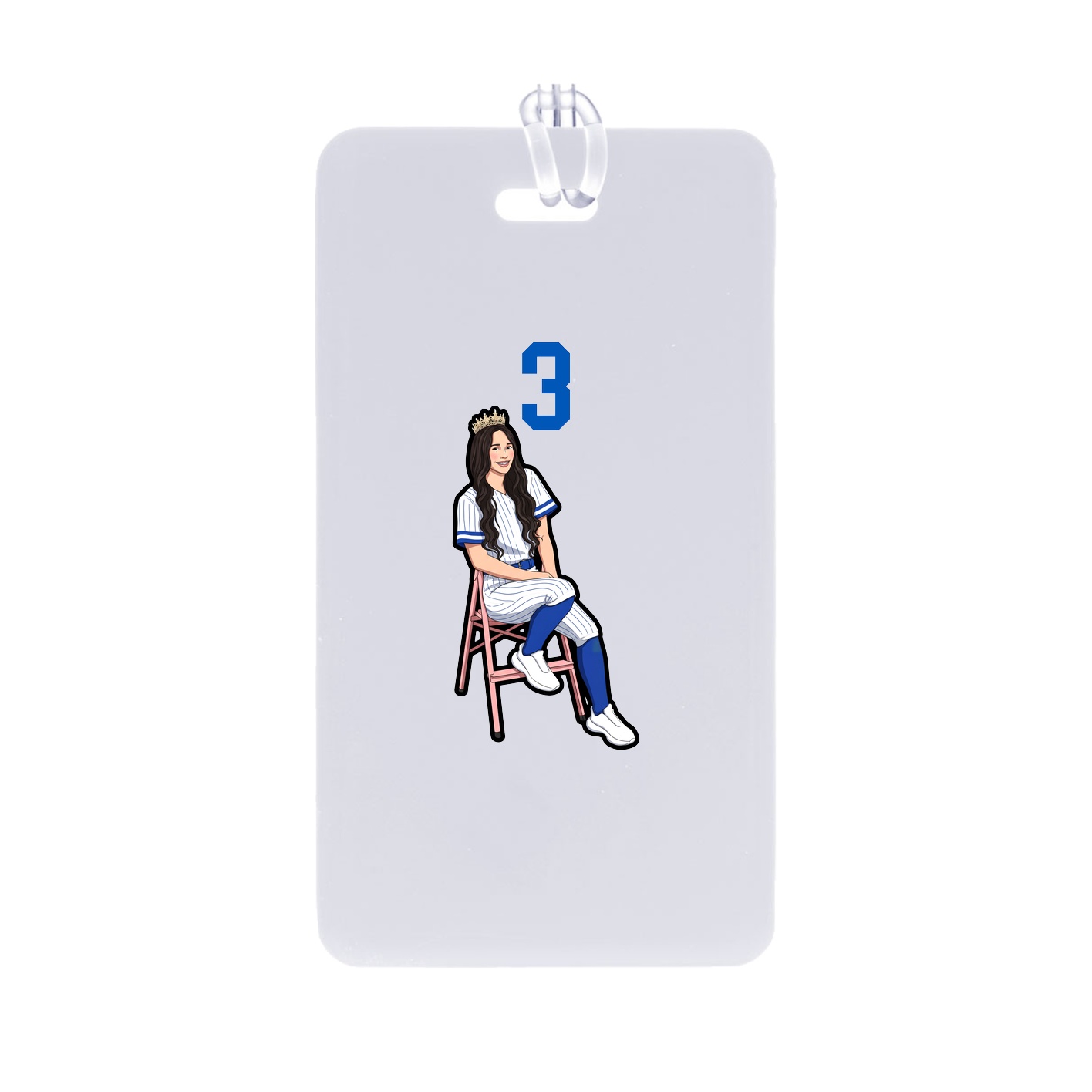 Bag Tag — Number Top in Classic
