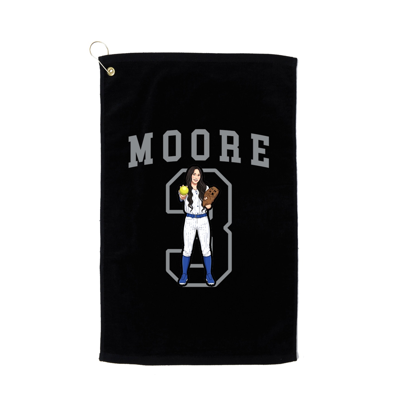 Golf Towel — Shirsey in Black