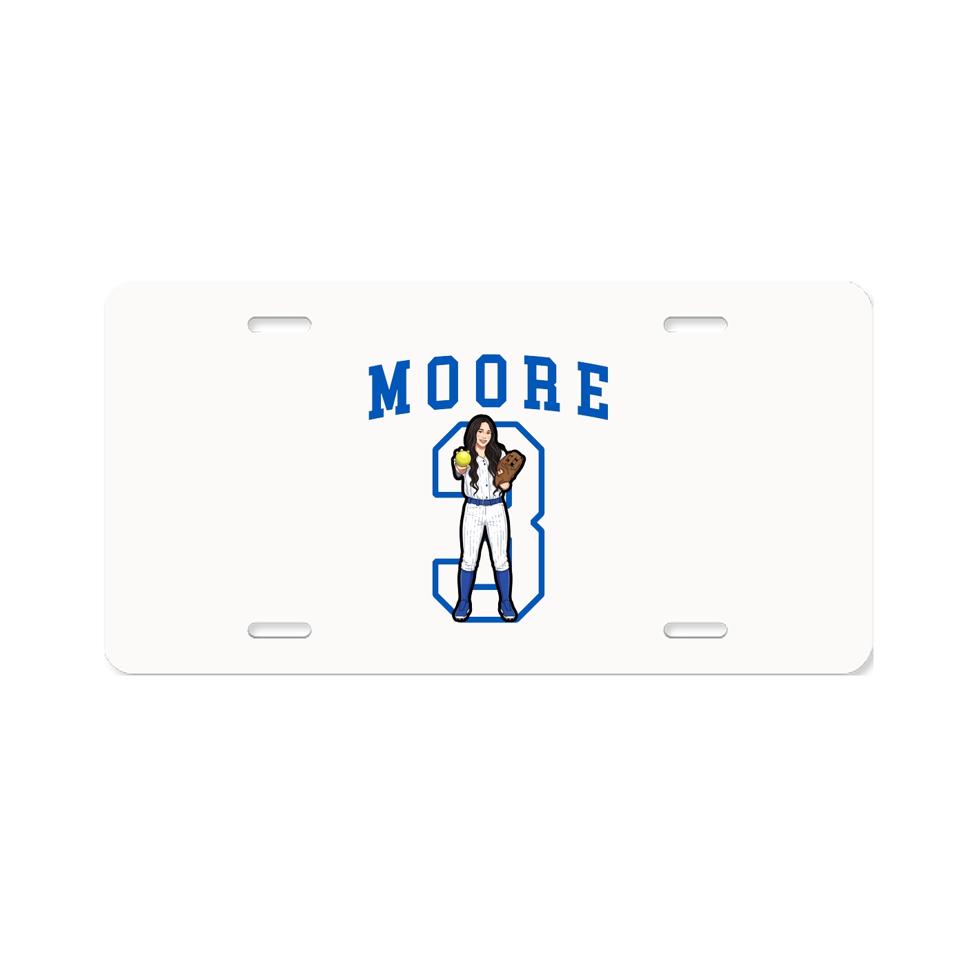 License Plate — Shirsey in Classic