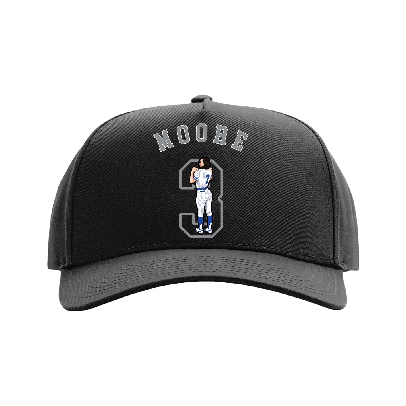 Full Fabric Five-Panel Champ Cap