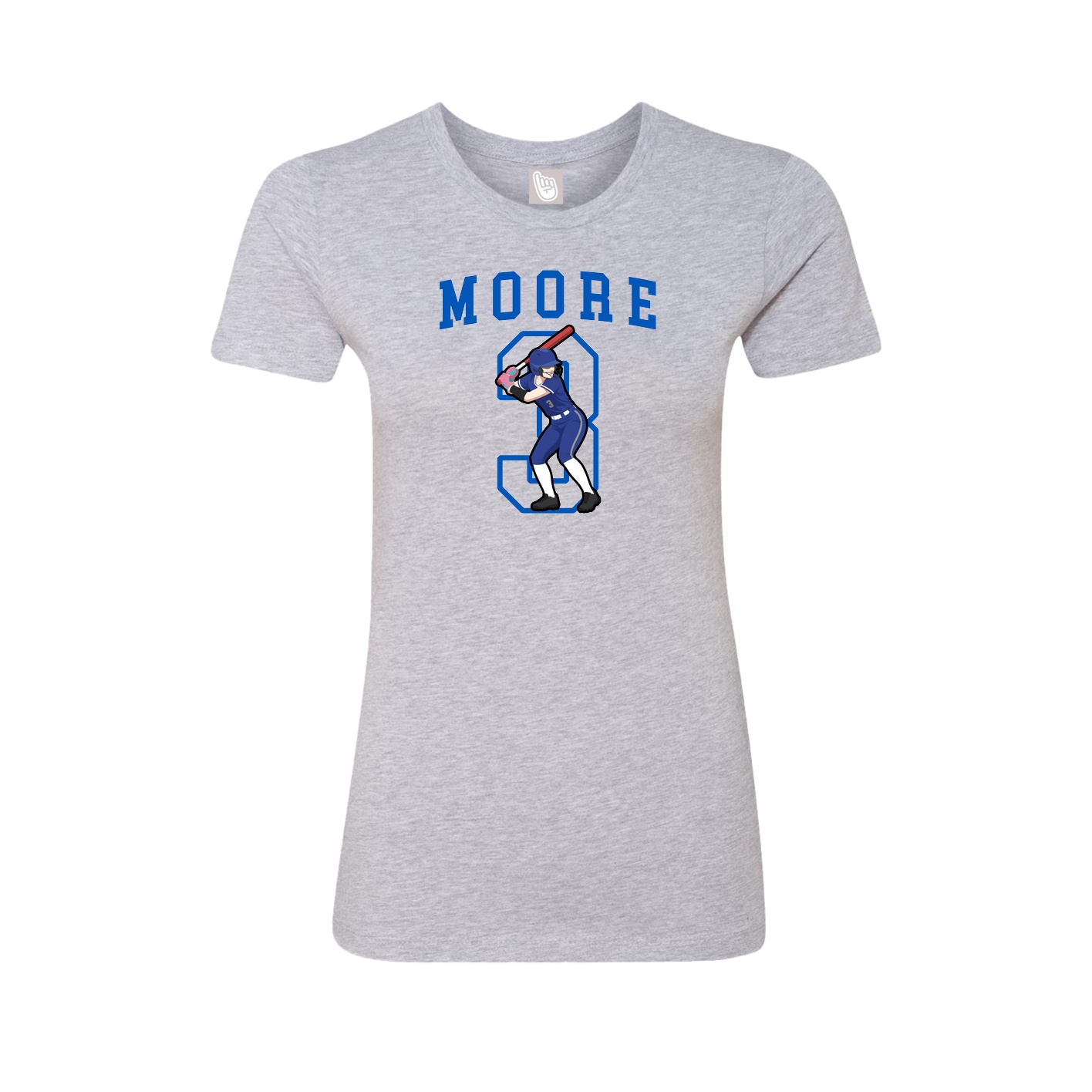 Fitted Women's Tee — Shirsey in Grey
