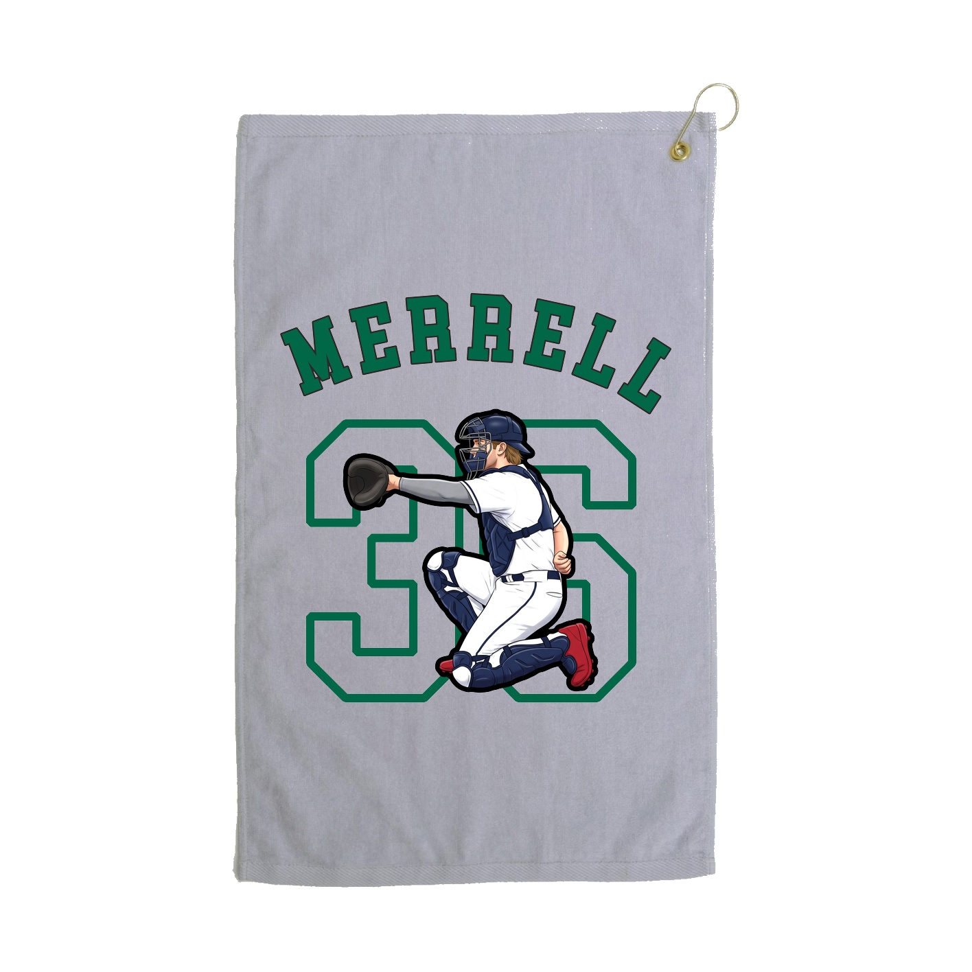 Golf Towel — Shirsey Arch in Grey