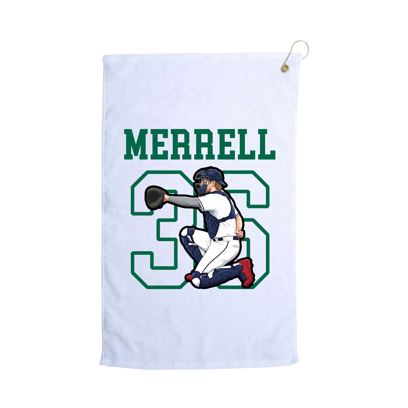 Golf Towel — Shirsey in White