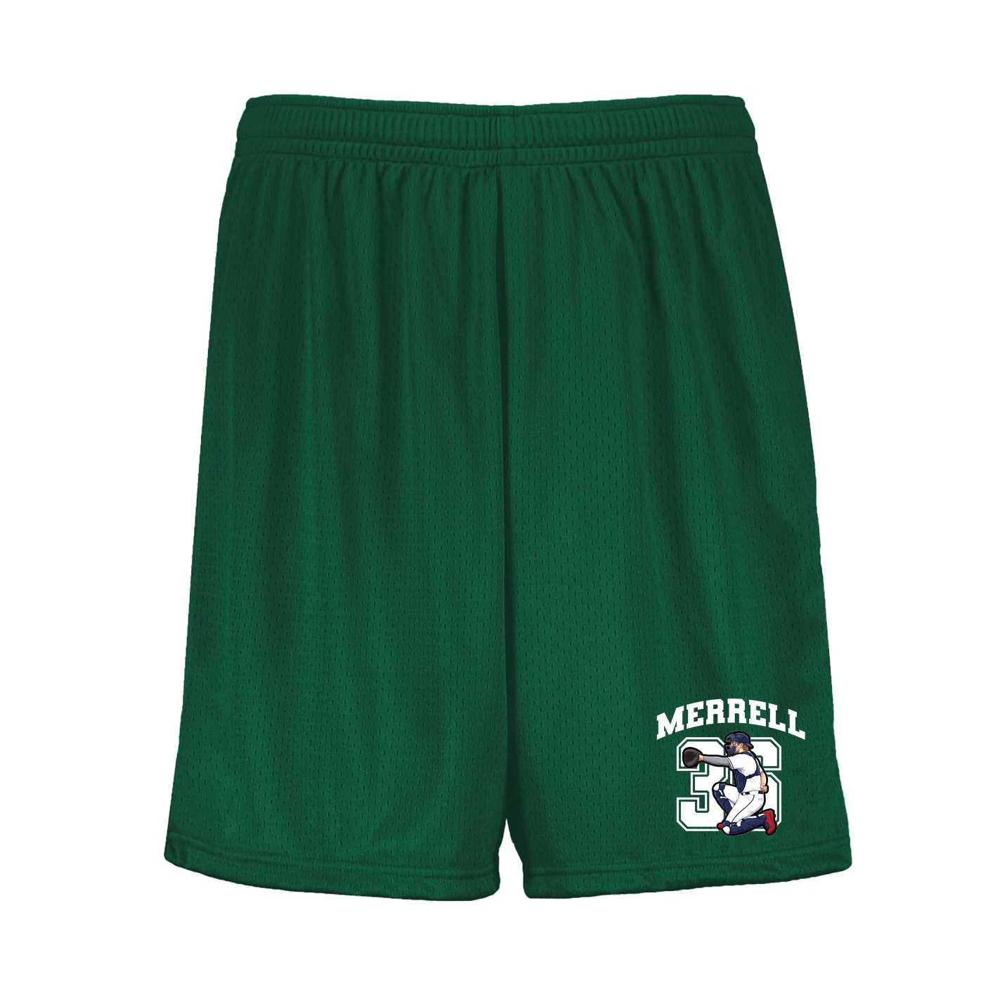 Shorts — Number in Green