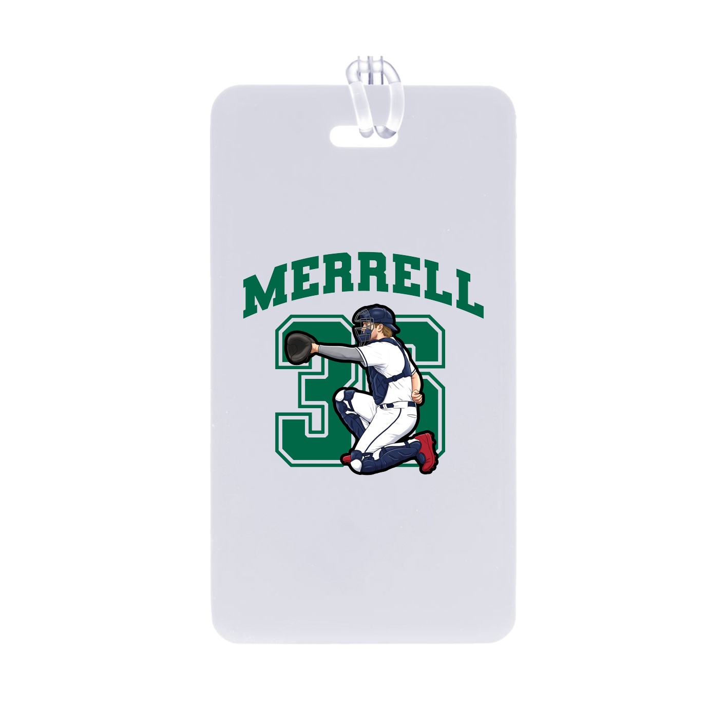 Bag Tag — Number in Classic