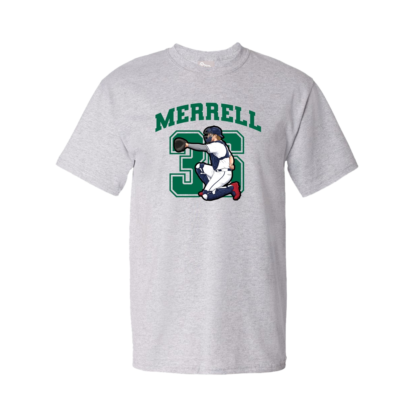 Tee — Number in Grey