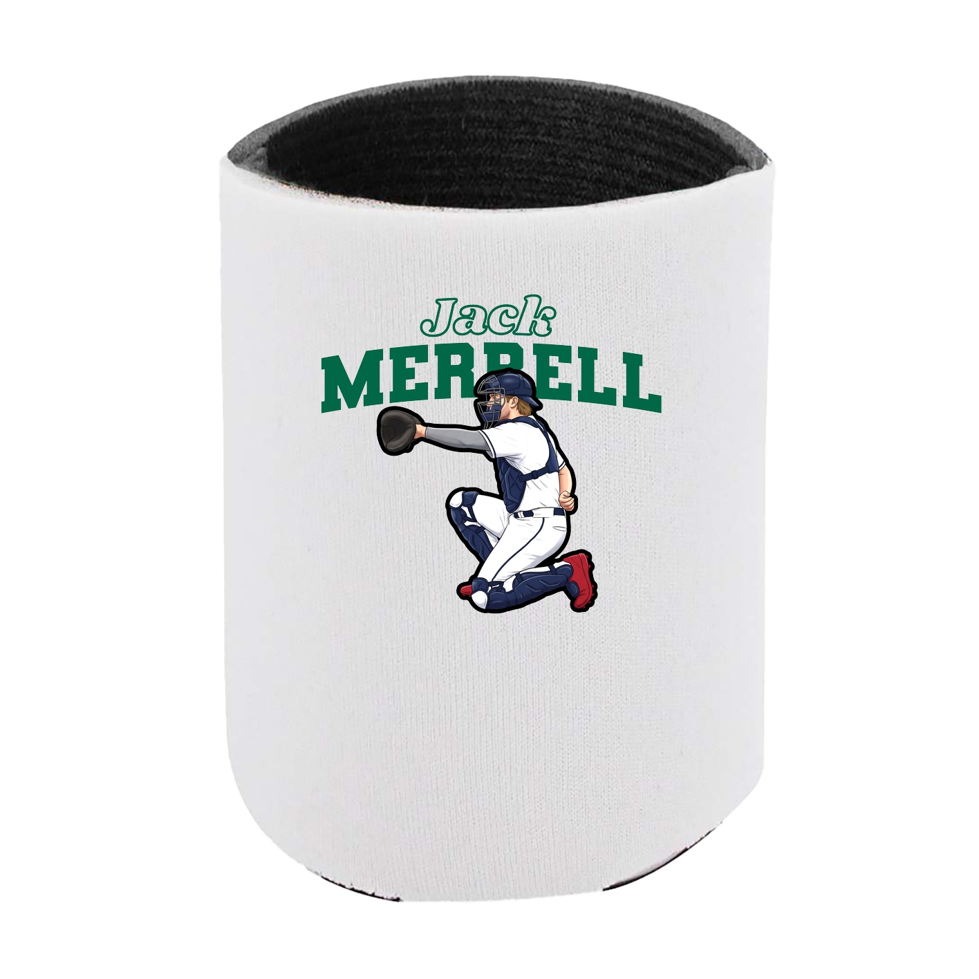 Can Holder — Name Arch in White
