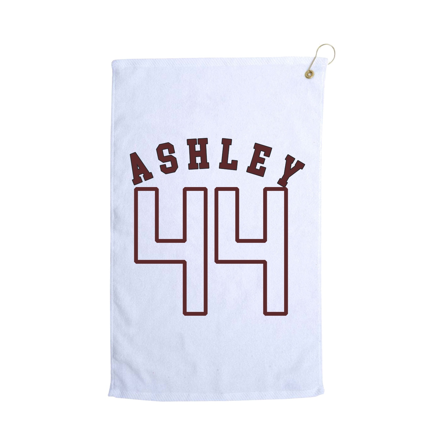 Golf Towel — Shirsey Arch in White
