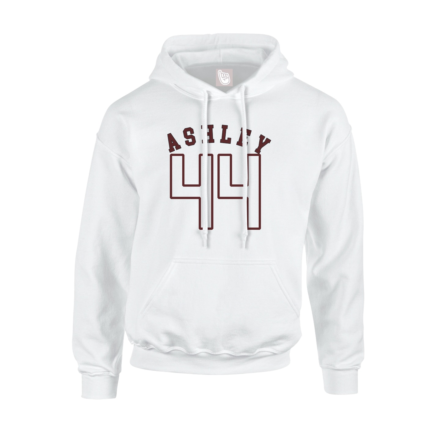 Hoodie — Shirsey Arch in White