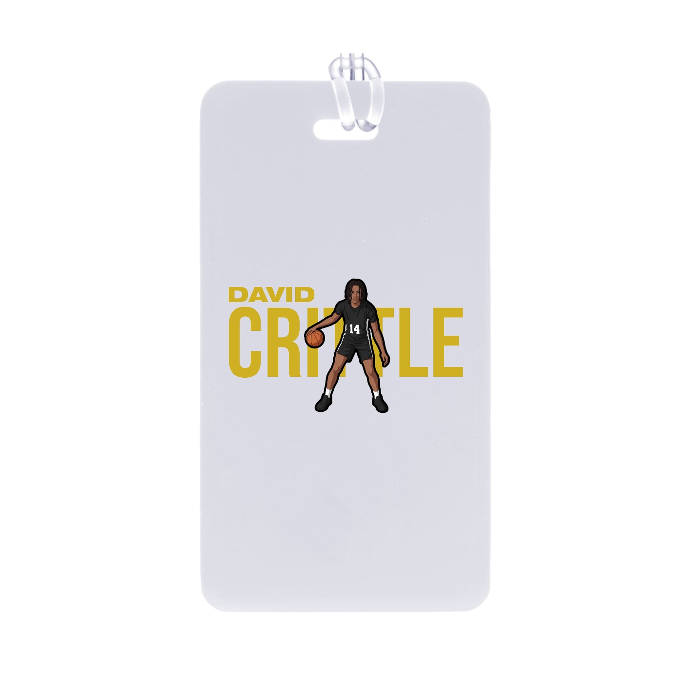 Bag Tag — Player Name in Classic