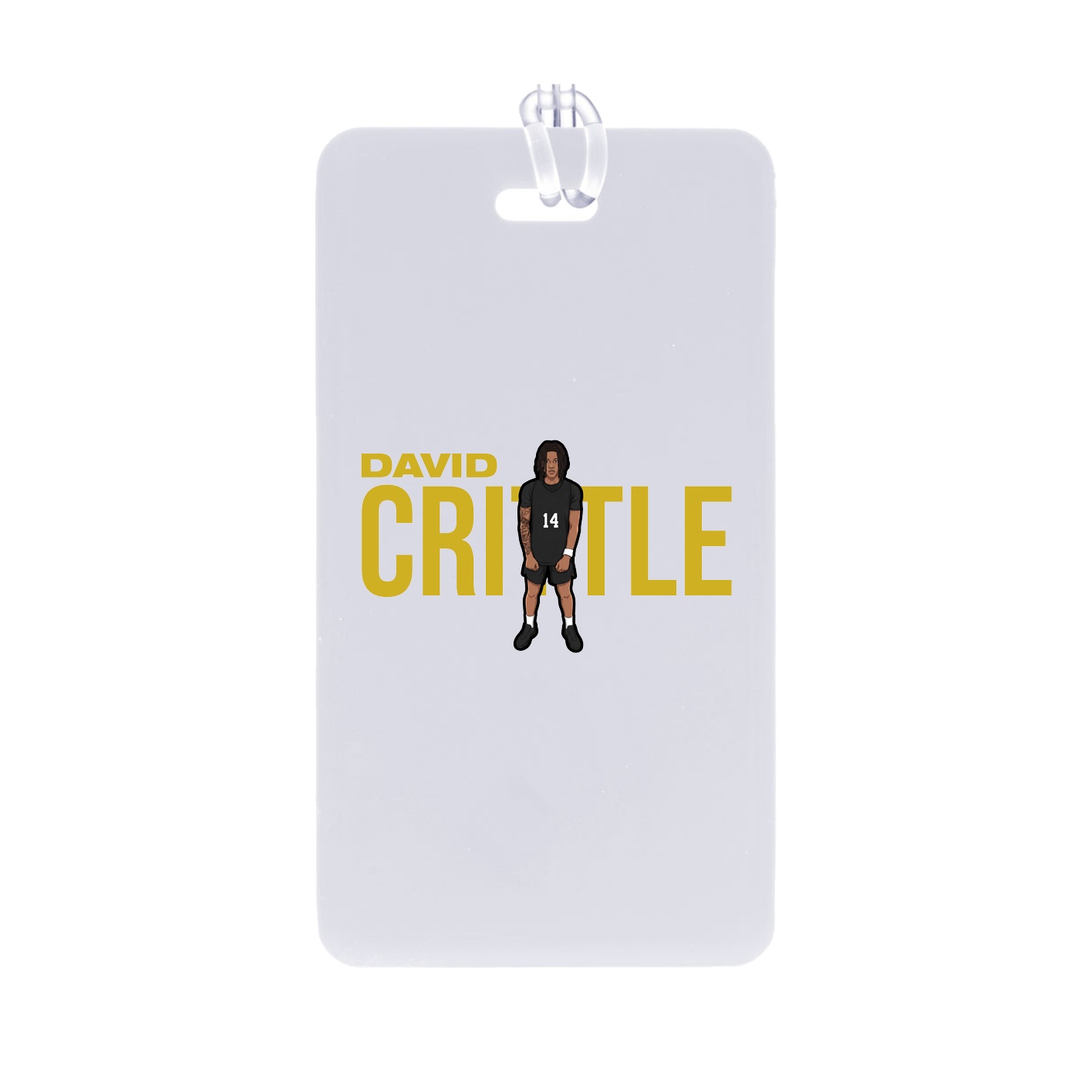 Bag Tag — Player Name in Classic