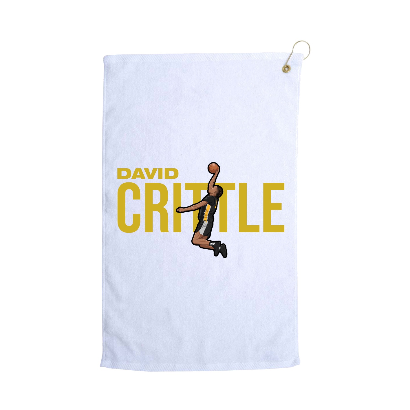 Golf Towel — Player Name in White